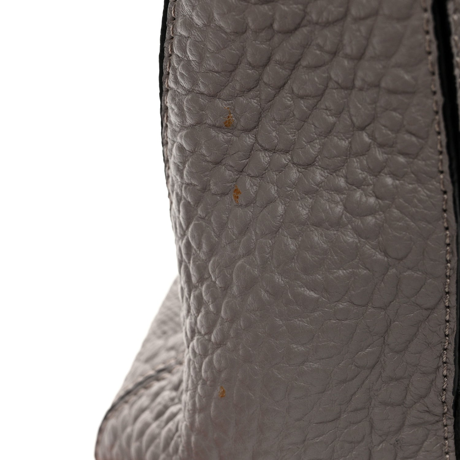 Burberry Heritage Grain Check Embossed Medium Dewsbury Tote Pale Grey 12 of 13