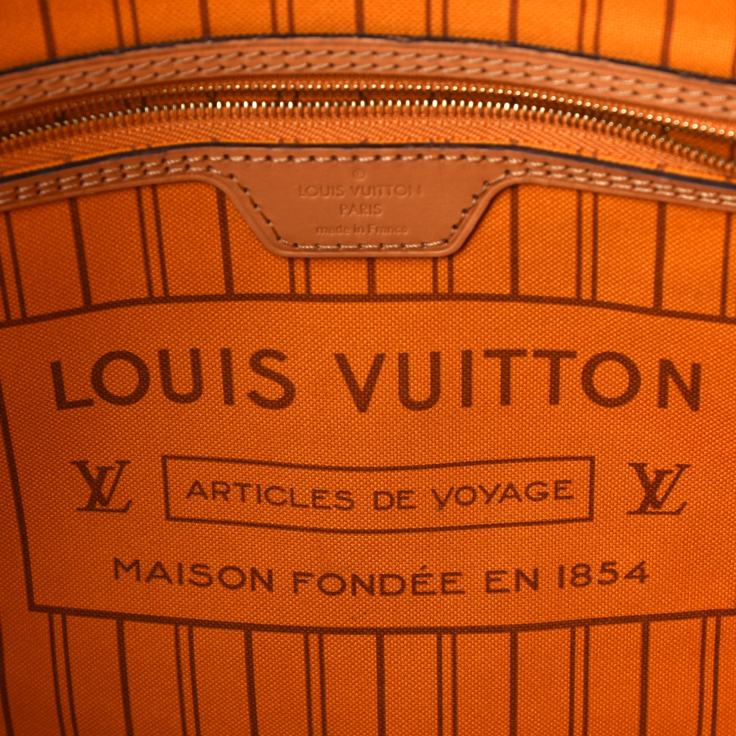 Louis Vuitton Damier Azur Braided Neverfull MM Orange 6 of 14