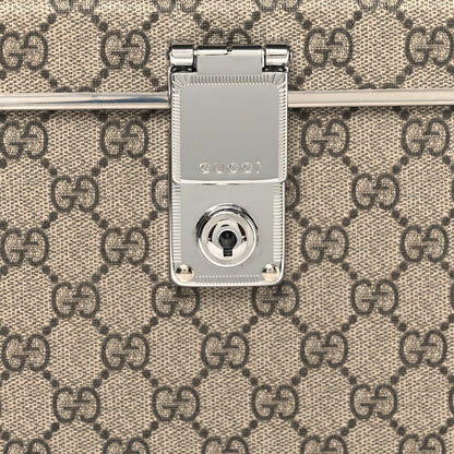 Gucci GG Supreme Monogram Globe-Trotter Beauty Case Brown 8 of 14