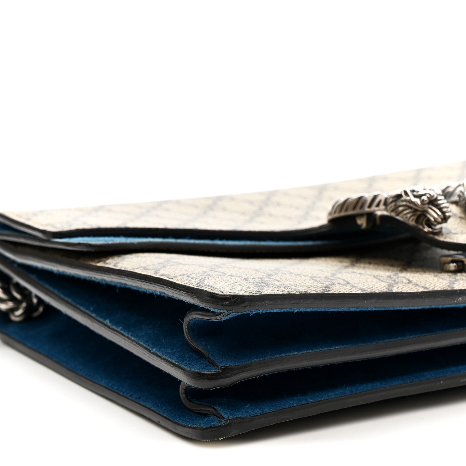 Gucci GG Supreme Monogram Medium Dionysus Shoulder Bag Blue 10 of 19