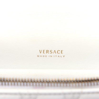 Versace Nappa Quilted Virtus Top Handle Shoulder Bag White 6 of 13