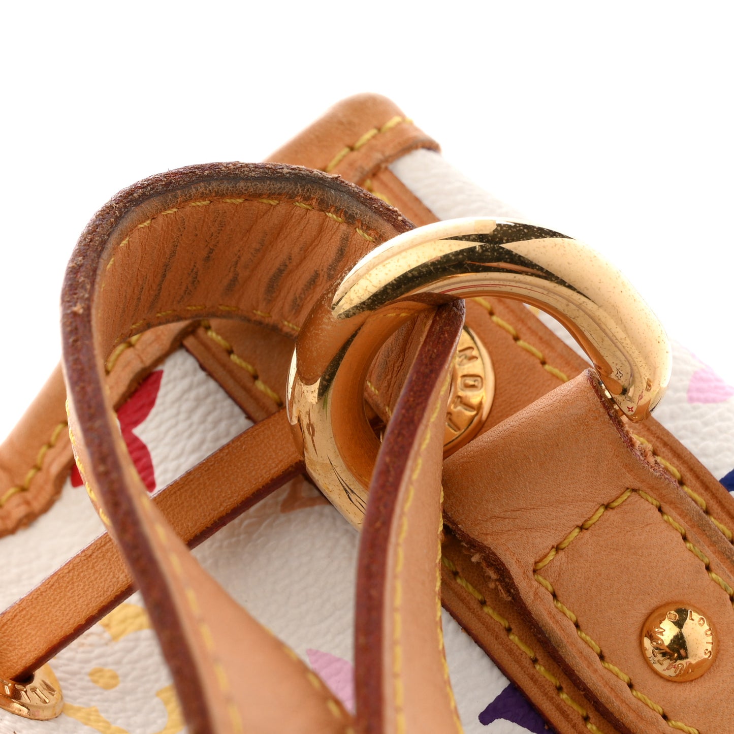 Monogram Multicolor Petit Noe White