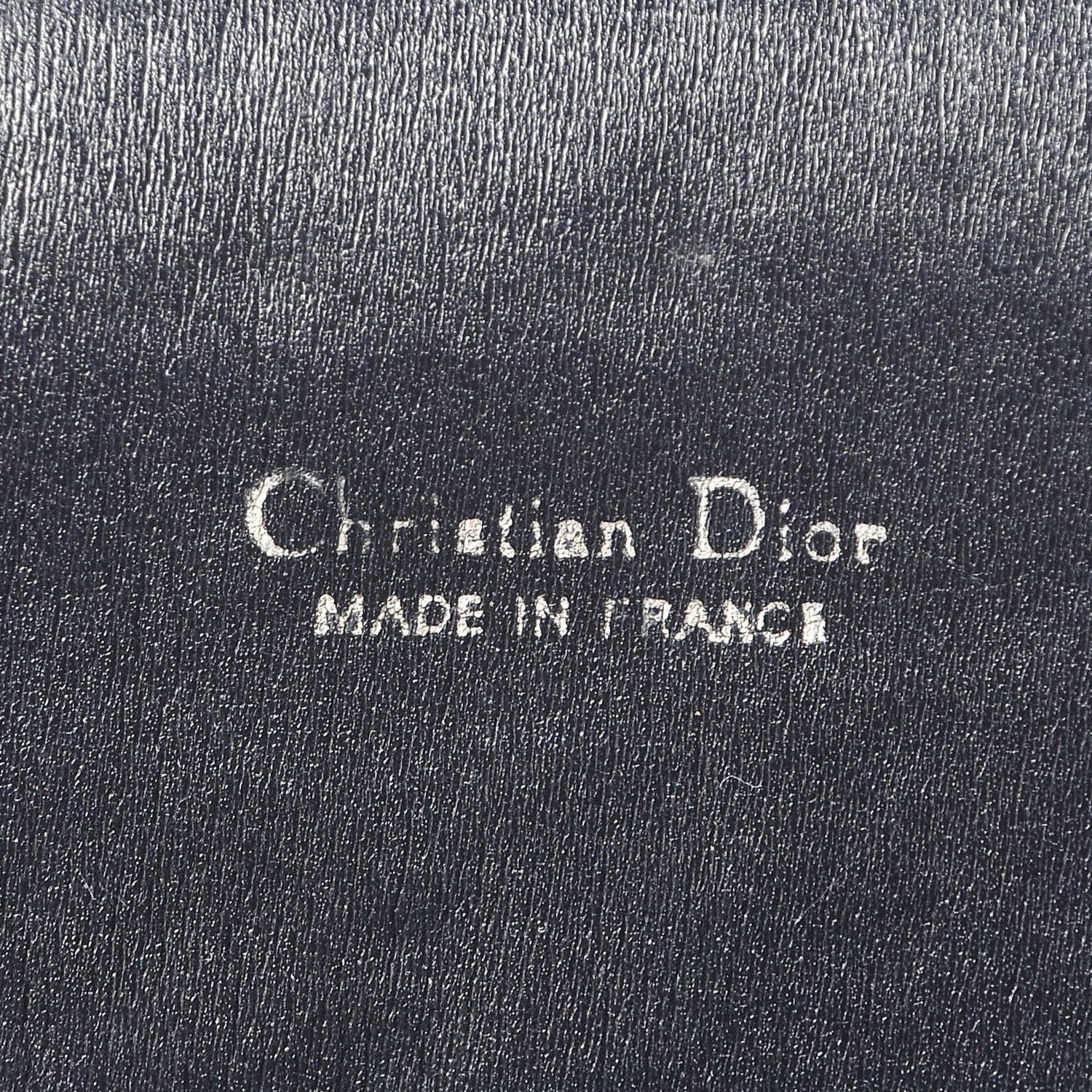 Christian Dior Monogram Clutch Navy Blue 6 of 7