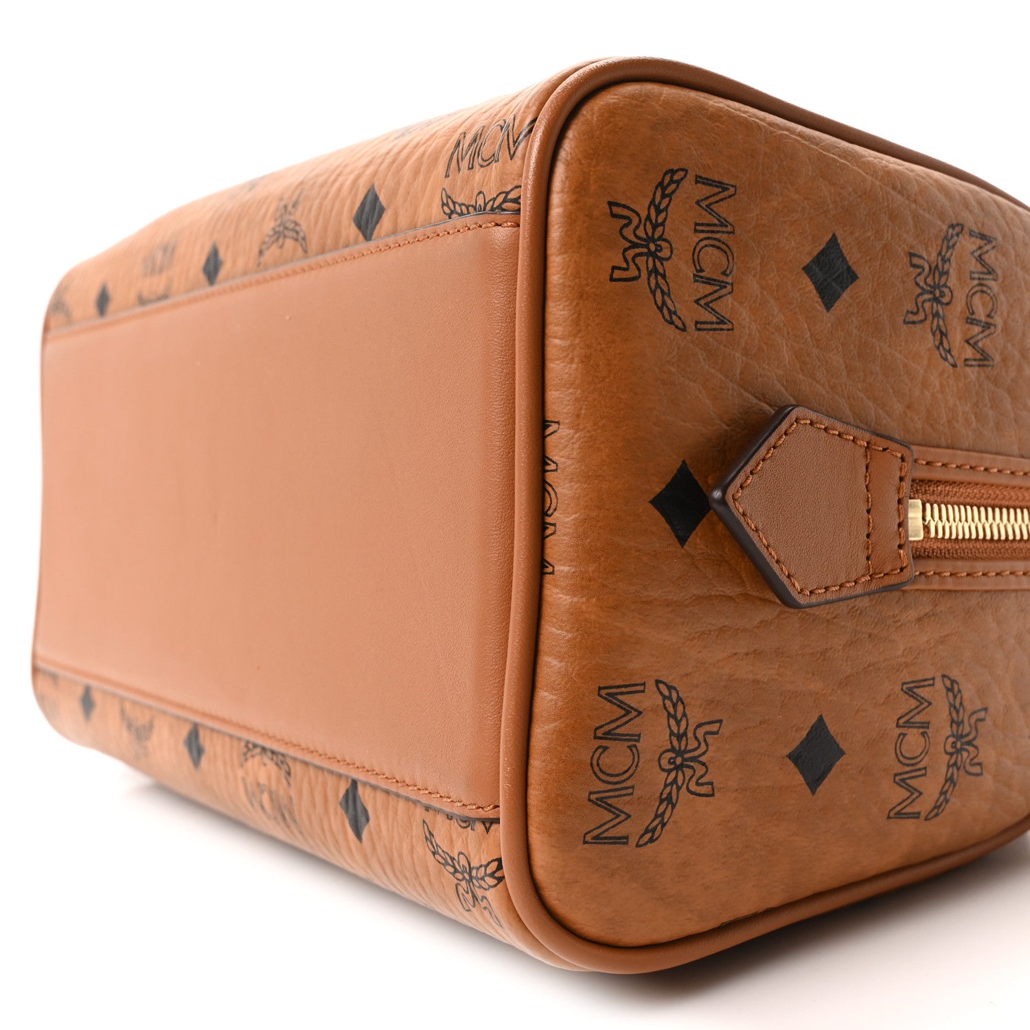 MCM ボストンバッグ ブラウン MCM Vintage Jacquard Monogram Boston Bag - Walmart.com