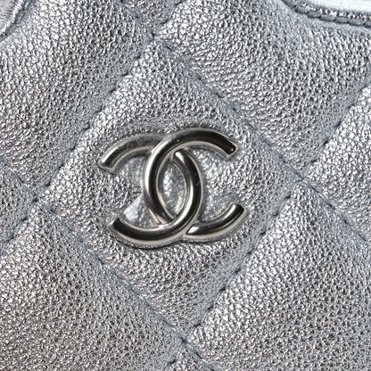 Chanel Metallic Lambskin Walk Of Fame Star Clip On Coin Purse Silver 10 of 11