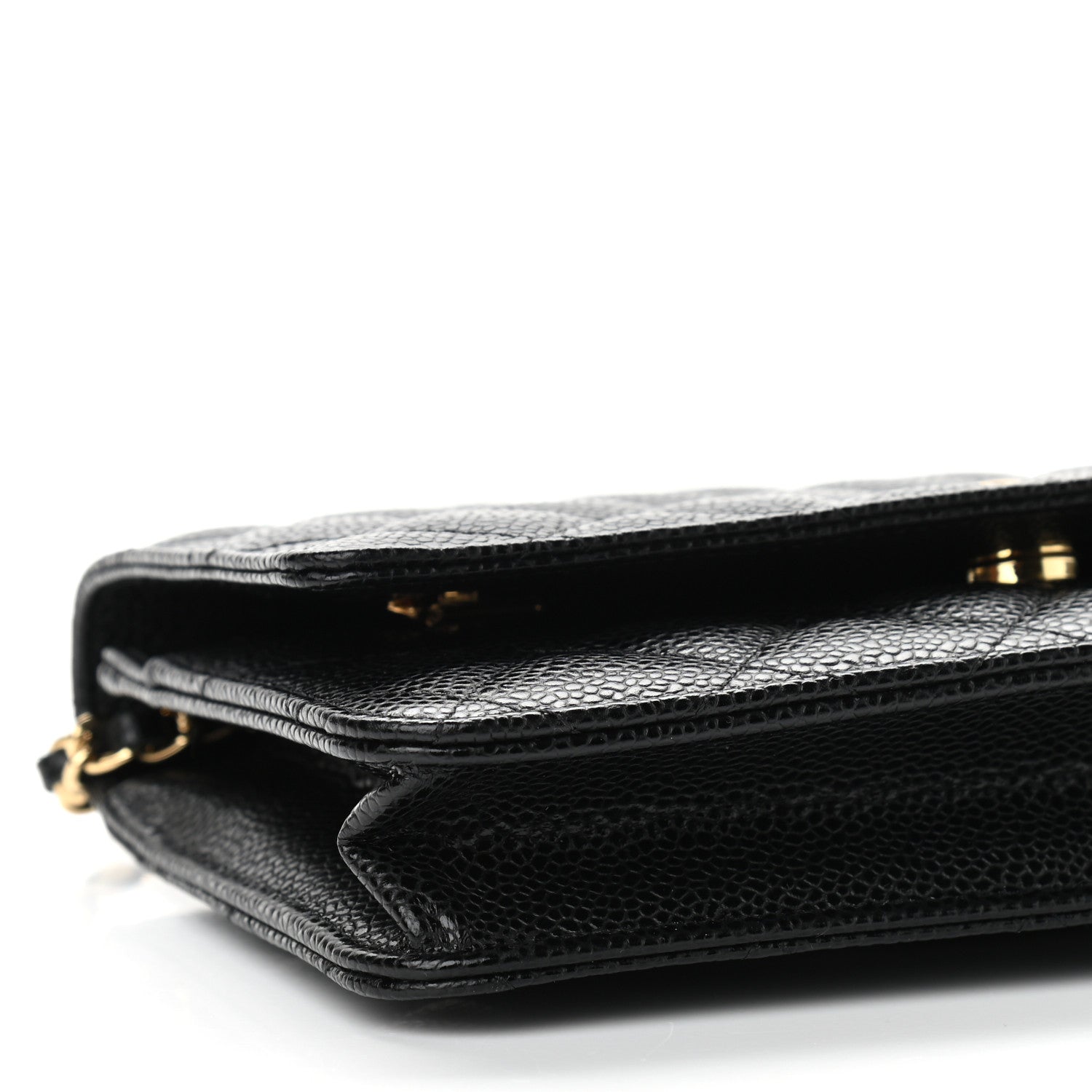 Chanel Caviar Quilted Wallet On Chain WOC Black 10 of 12