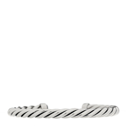 David Yurman Sterling Silver Lapis Lazuli Cable Classic Cuff Bracelet 2 of 3