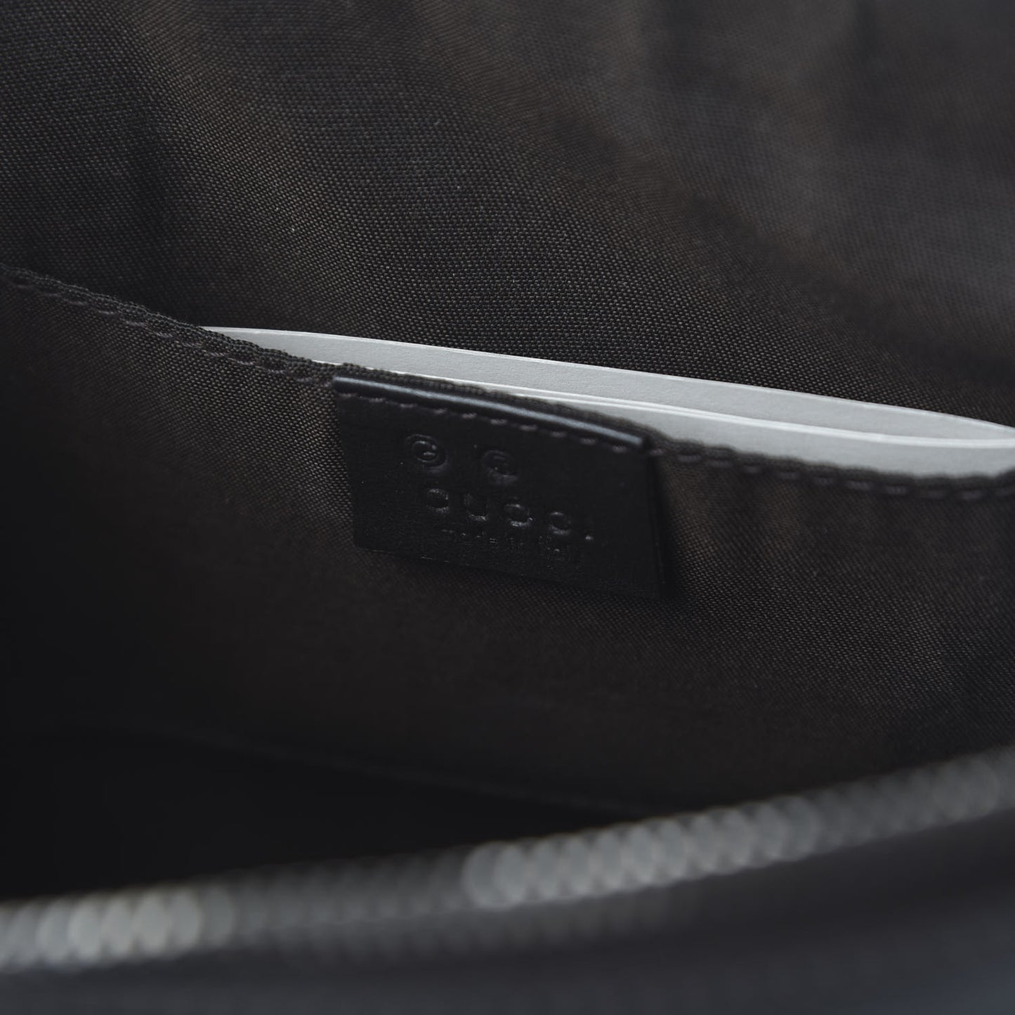 Guccissima Mini Dome Bag Dark Brown