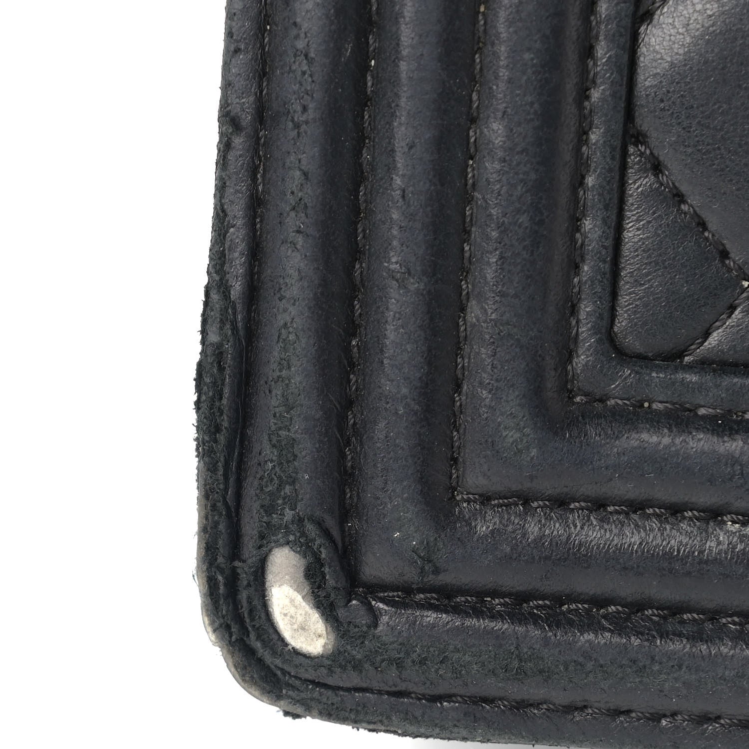 Chanel Lambskin Quilted Large Boy Flap Black 23 of 25