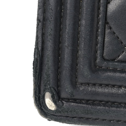 Chanel Lambskin Quilted Large Boy Flap Black 23 of 25