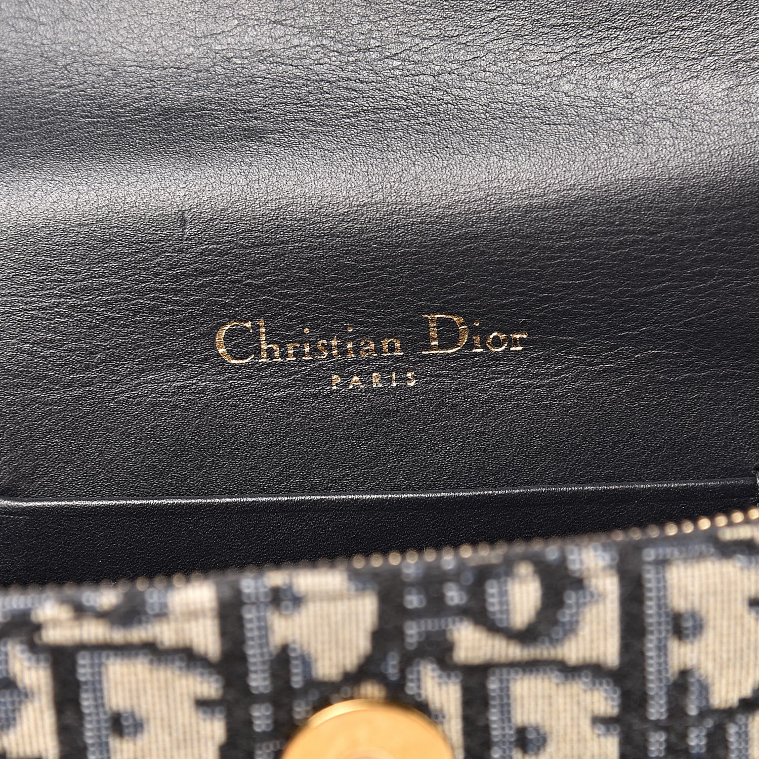 Christian Dior Oblique Saddle Belt Bag Blue 6 of 13