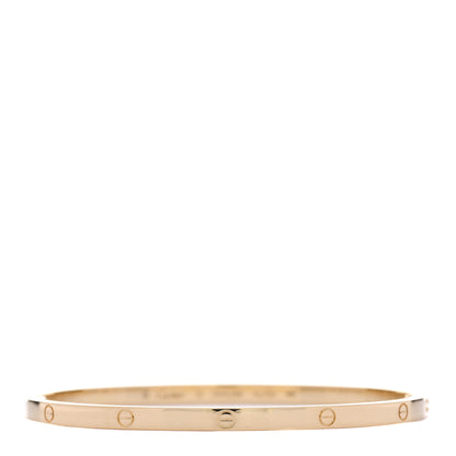 Cartier 18K Yellow Gold Small LOVE Bracelet 19 1 of 5