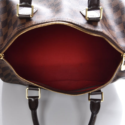 Louis Vuitton Damier Ebene Speedy Bandouliere 30 6 of 10
