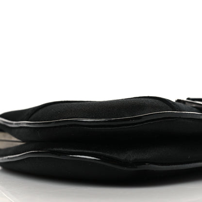 Christian Dior Satin Mini Saddle Black 9 of 10