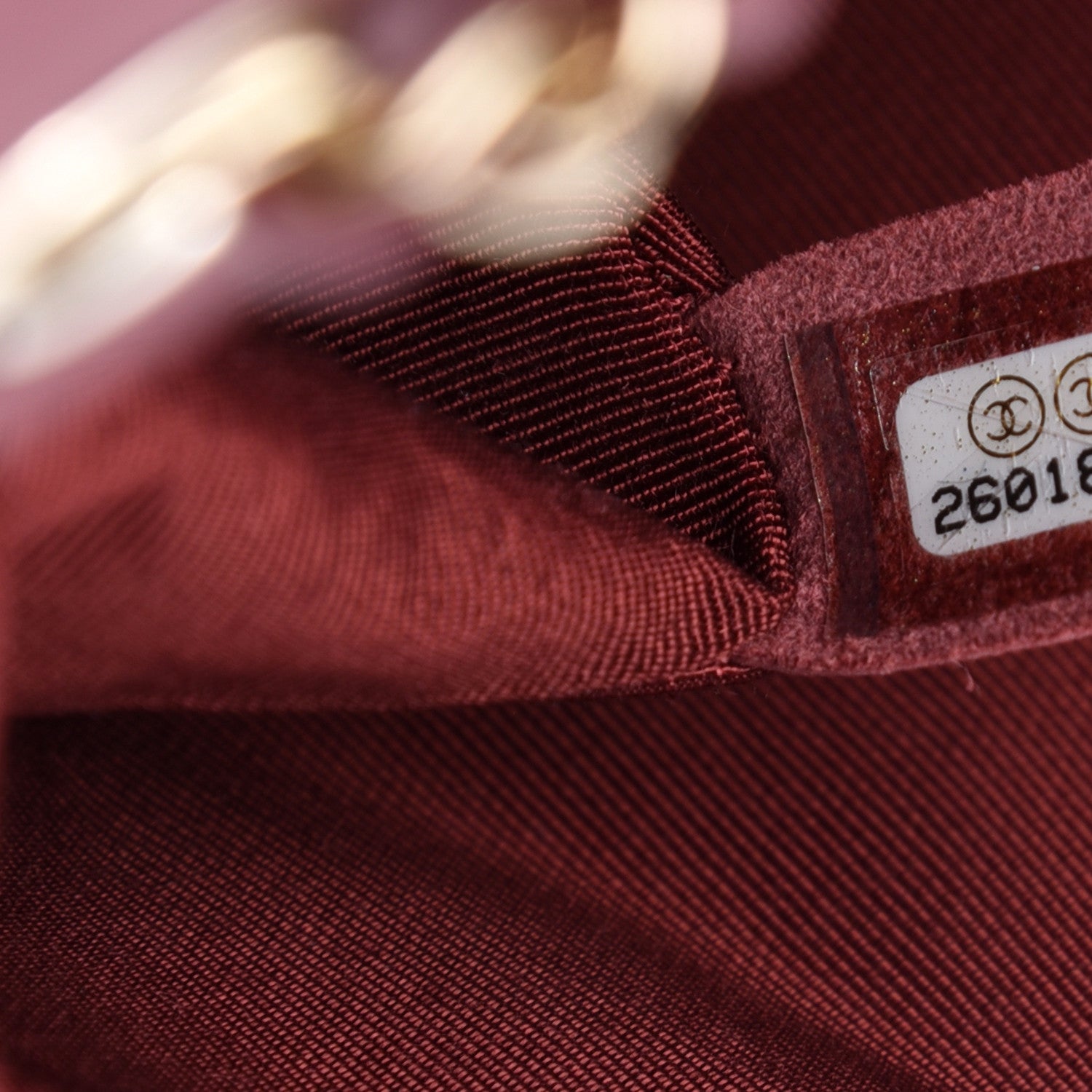 Chanel Calfskin Chevron Quilted Small Statement Flap Red 9 of 11