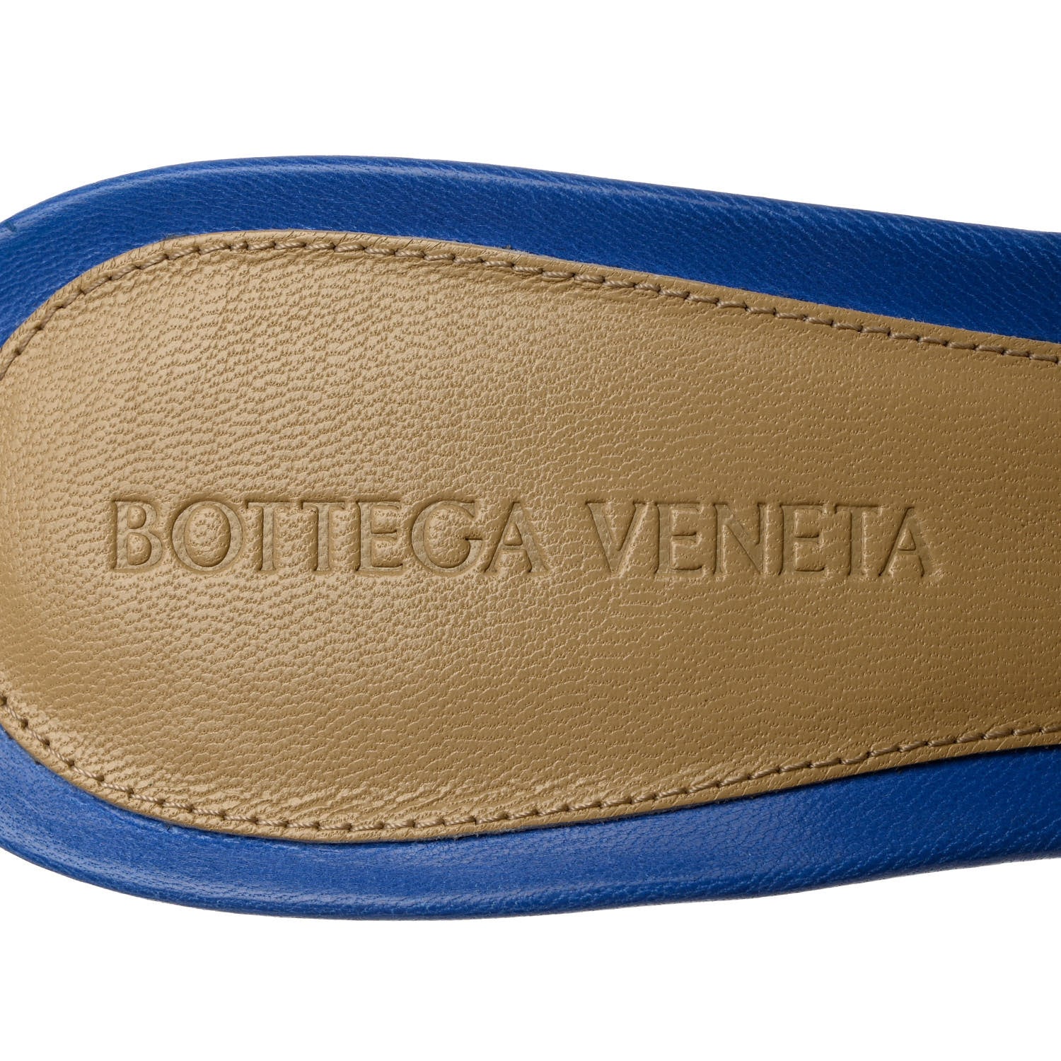 Bottega Veneta Lambskin Stretch Mule Sandals 37 Aquarium 6 of 8