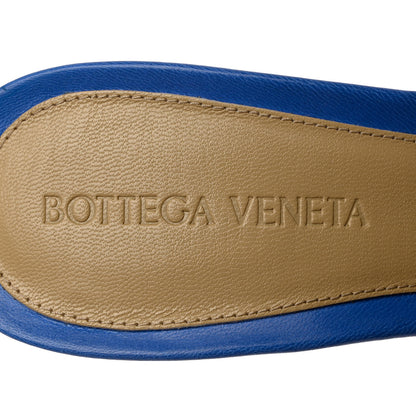 Bottega Veneta Lambskin Stretch Mule Sandals 37 Aquarium 6 of 8