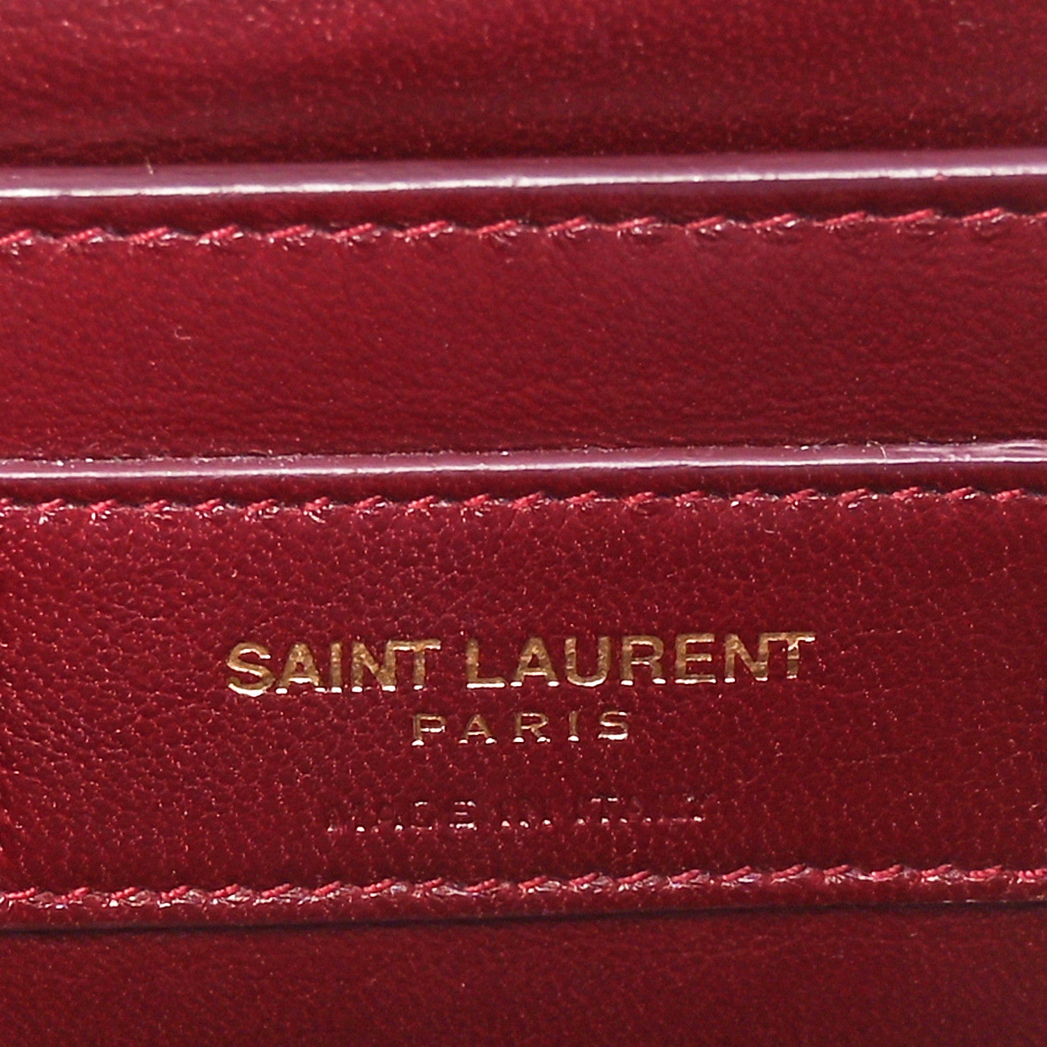 Saint Laurent Velvet Crystal Studded Monogram Small Kate Satchel Red 6 of 9