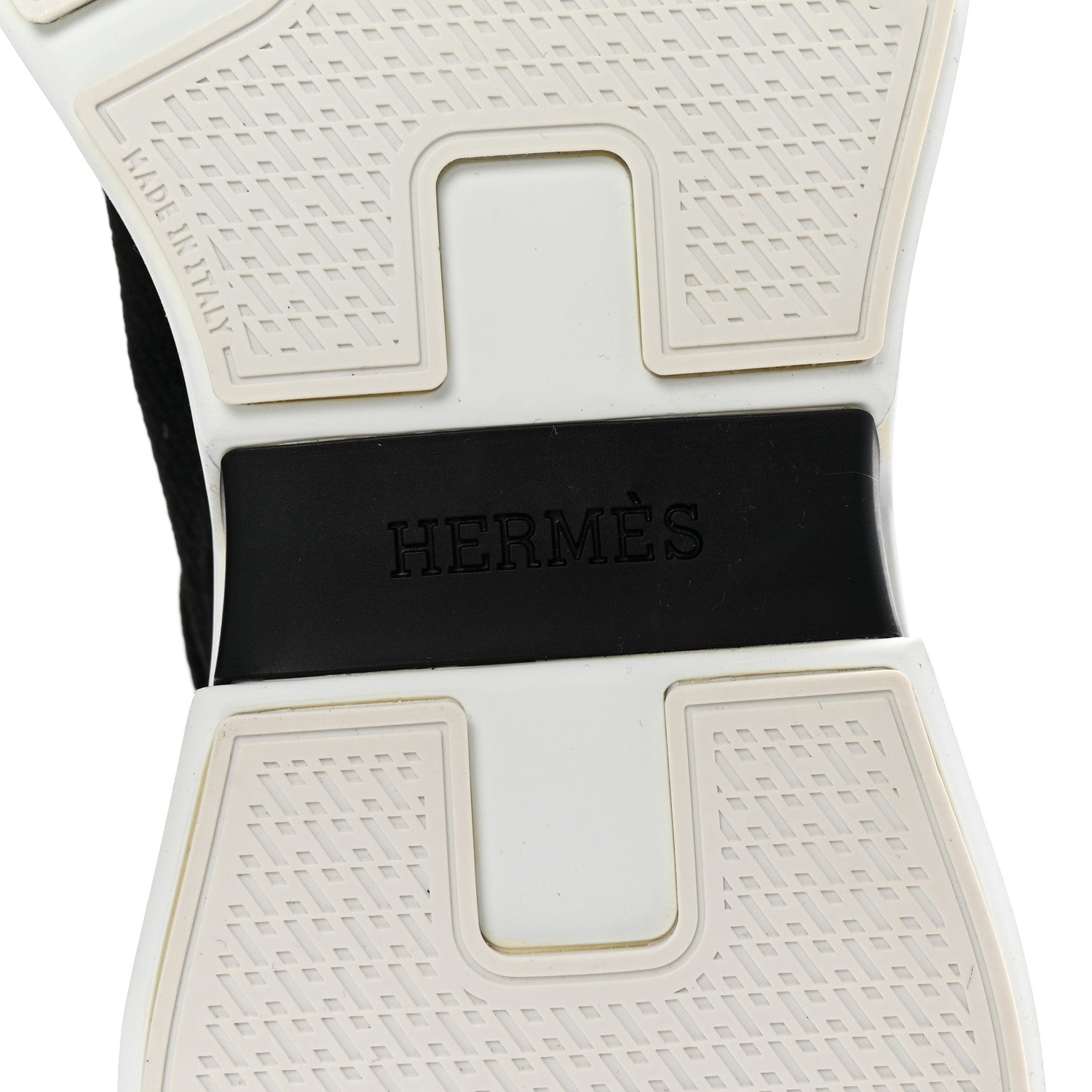 Hermes Technical Knit Suede Heros Sneakers 38 Black 7 of 9