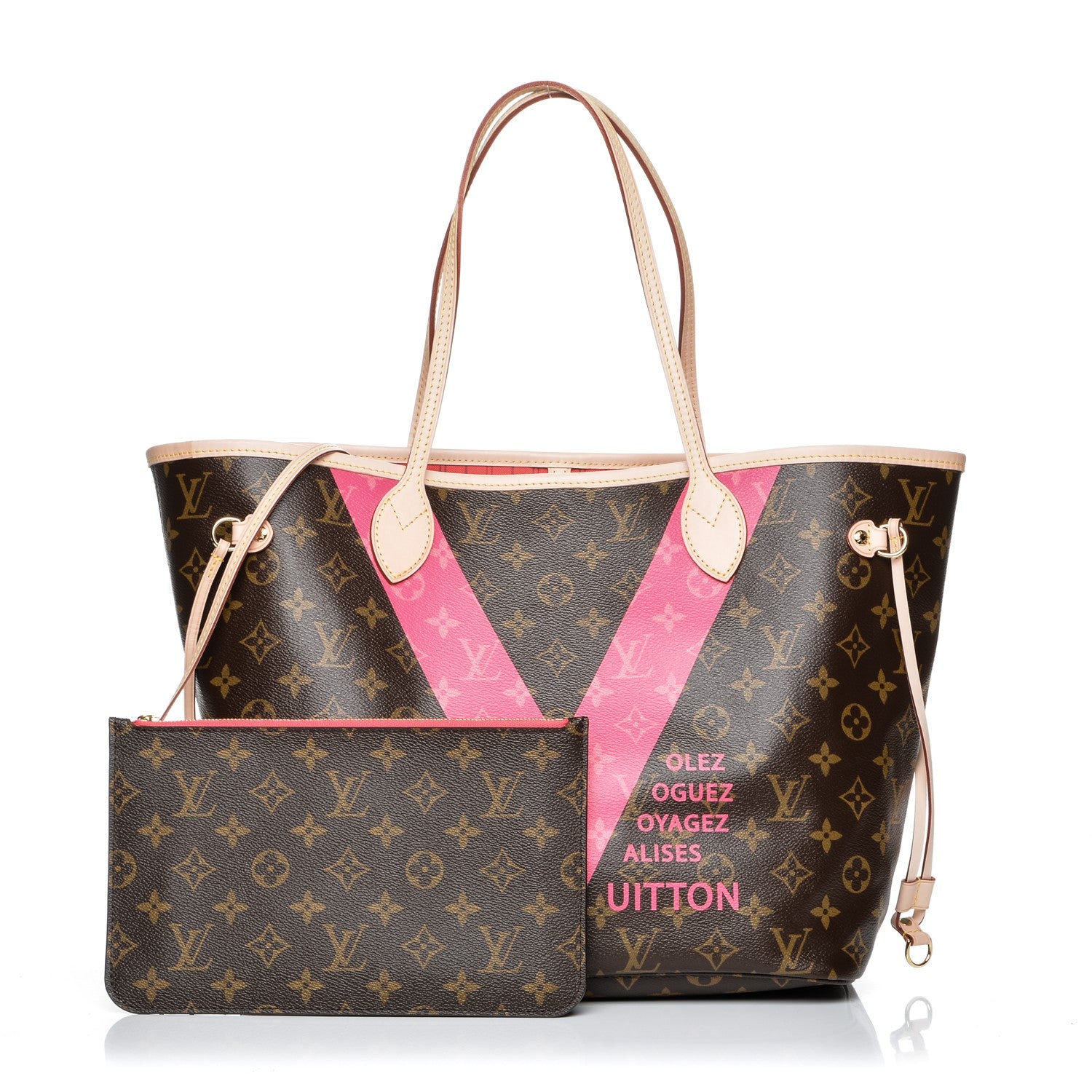 Louis Vuitton Monogram V Neverfull MM Grenade 1 of 7