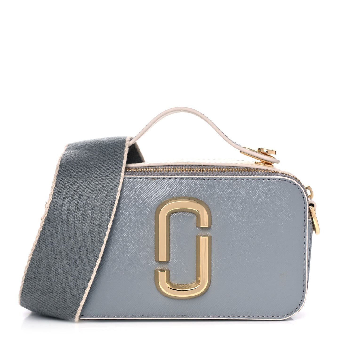 Saffiano Small Snapshot Camera Bag Rock Grey