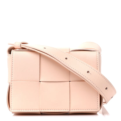 Bottega Veneta Lambskin Maxi Intreccio Candy Cassette Crossbody Bag Melon Washed 1 of 9