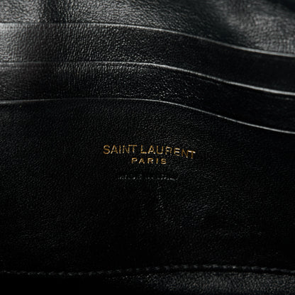 Saint Laurent Grain De Poudre Matelasse Monogram Mini Lou Camera Bag Dark Natural 6 of 11