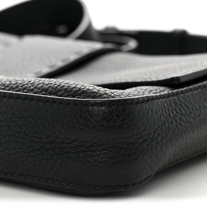Fendi Cuoio Romano Selleria Belt Baguette Bag Black 9 of 11