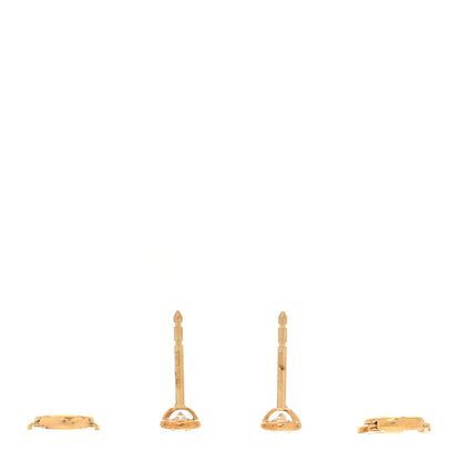Tiffany 18K Yellow Gold Diamond .38ctw Elsa Peretti Diamonds By The Yard Earrings 3 of 6