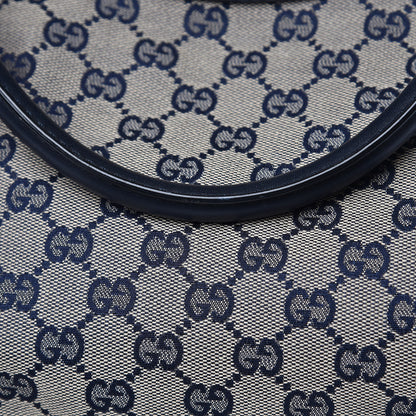 Gucci Monogram Calfskin Large Sukey Tote Beige Blue 10 of 10