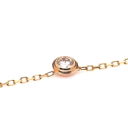 Cartier 18K Pink Gold Diamond LM D'Amour Pendant Necklace 4 of 6