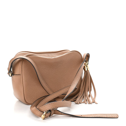 Gucci Pebbled Calfskin Small Soho Disco Bag Camelia 3 of 12