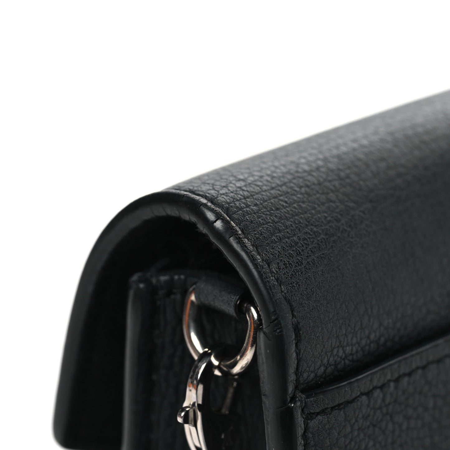Soft Calfskin My Lockme Pochette Black