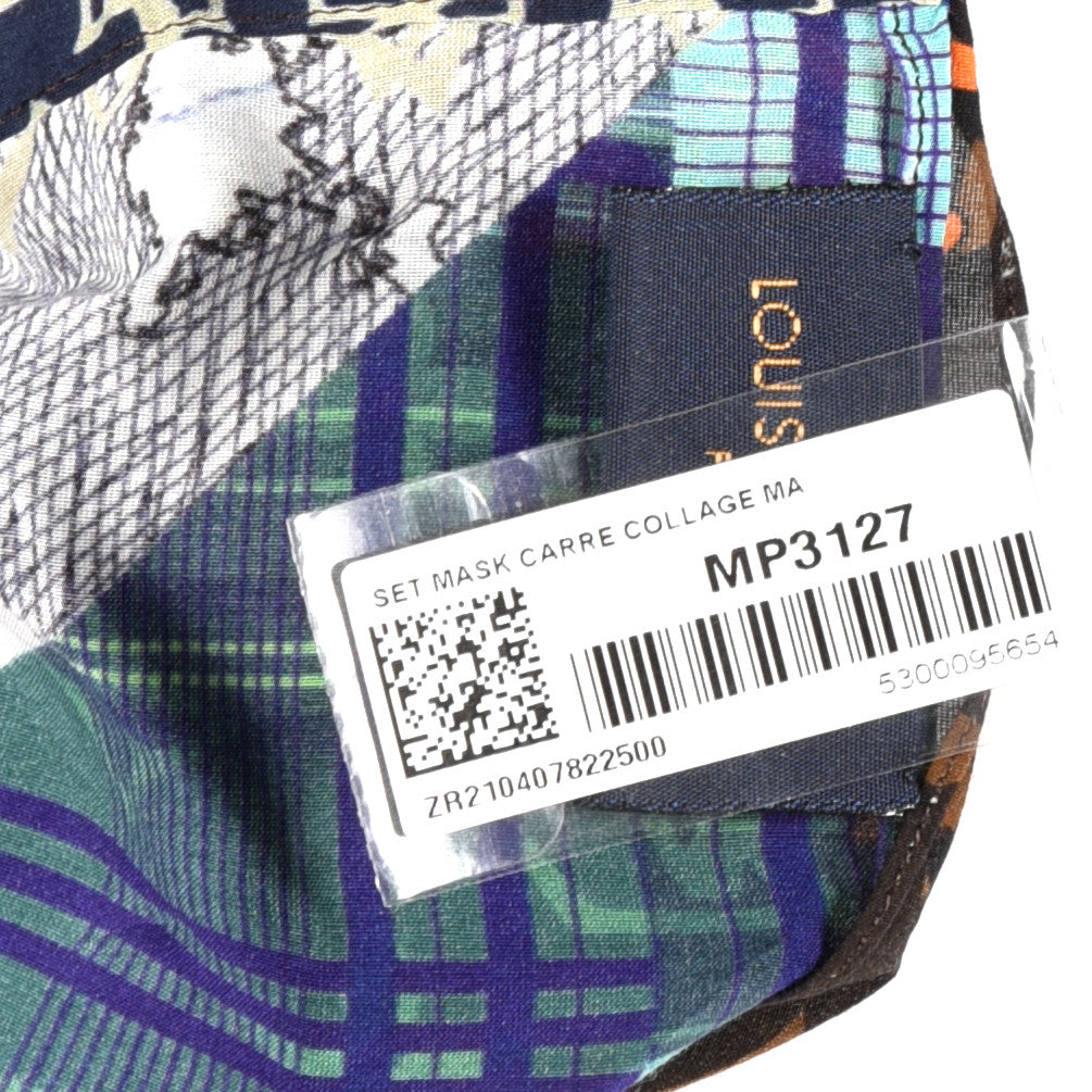 Monogram LV Collage Mask Cover Multicolor