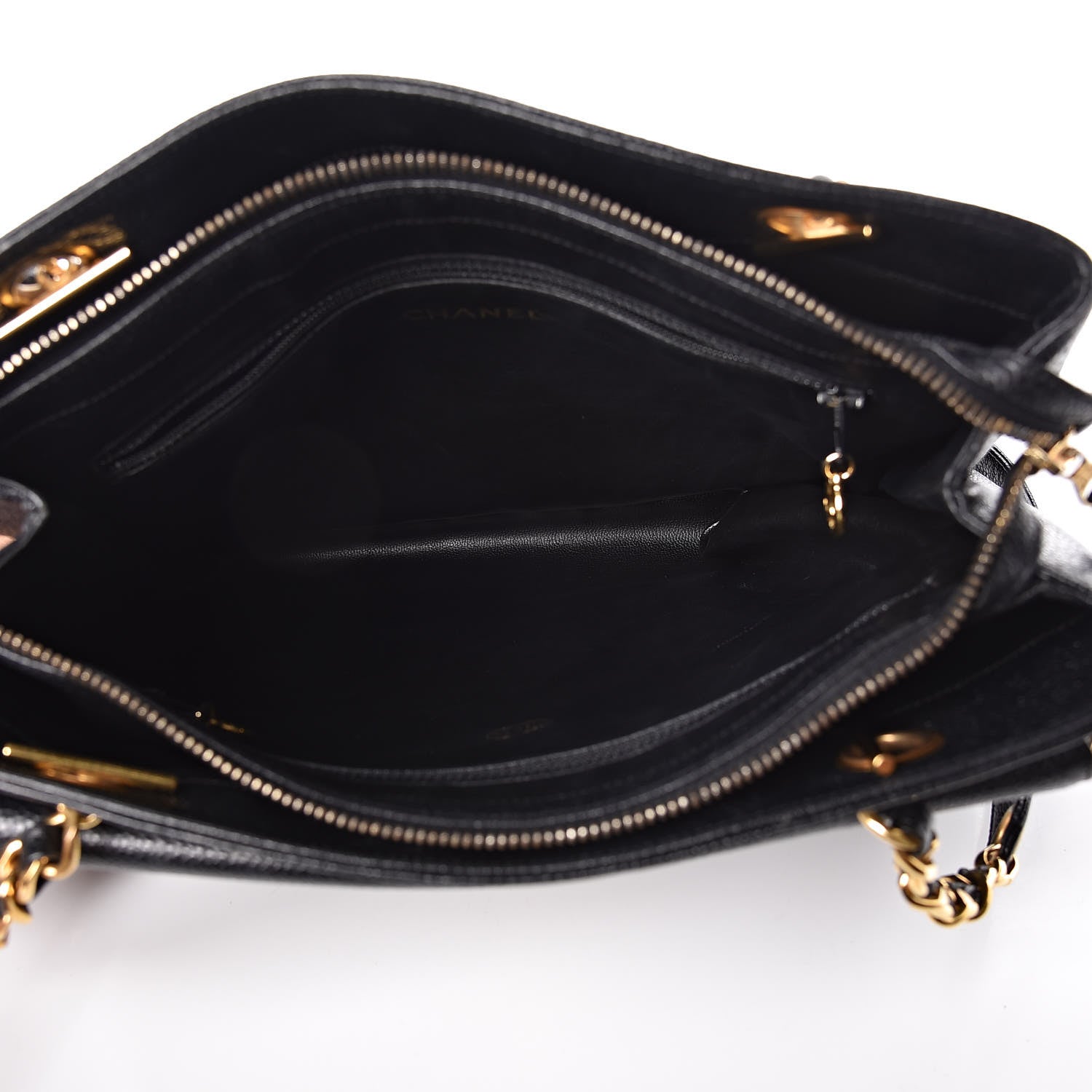 Chanel Caviar Flap Shoulder Bag Black 5 of 10