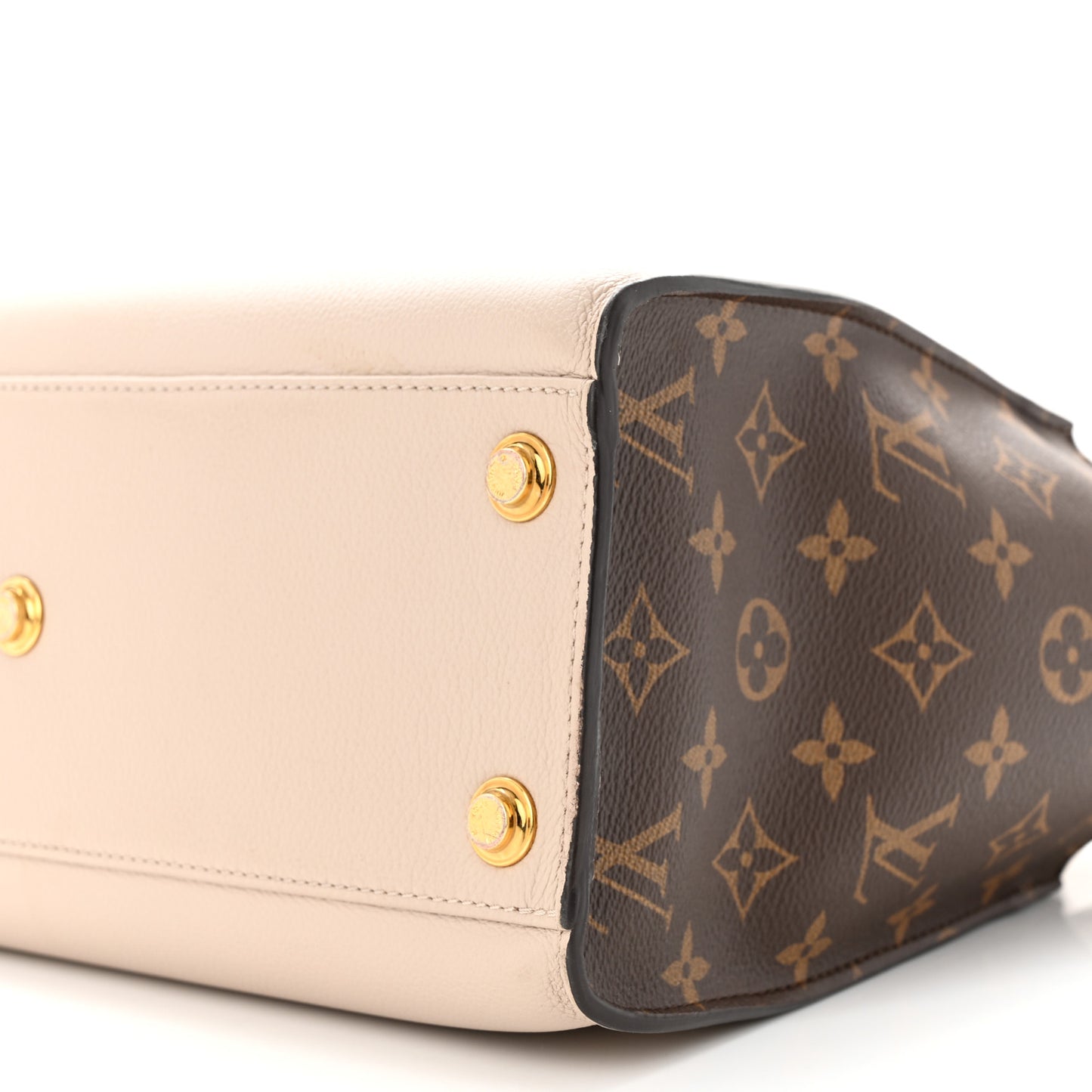 Calfskin Monogram On My Side Greige