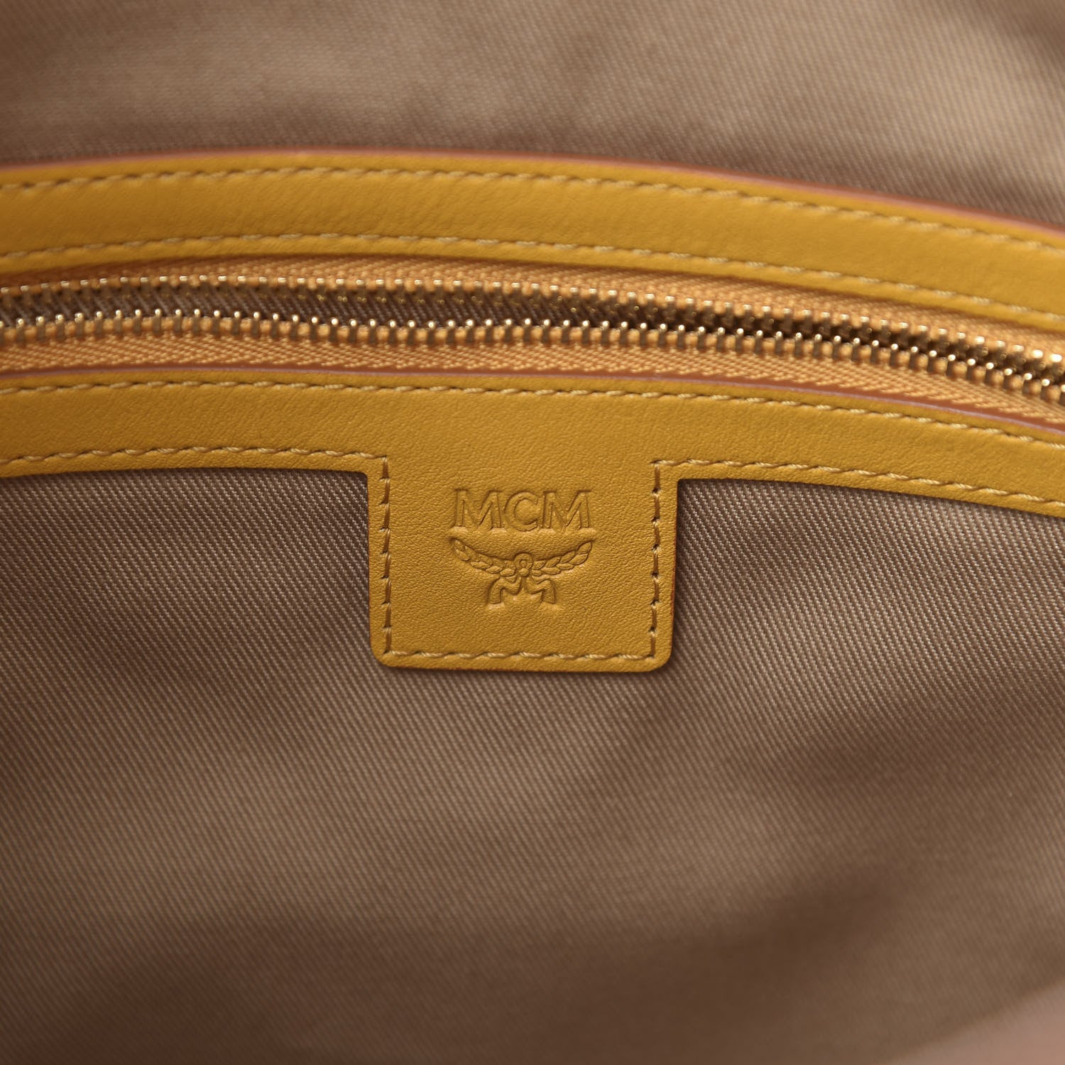 MCM Visetos Medium Klara Hobo Cognac Yellow 6 of 10