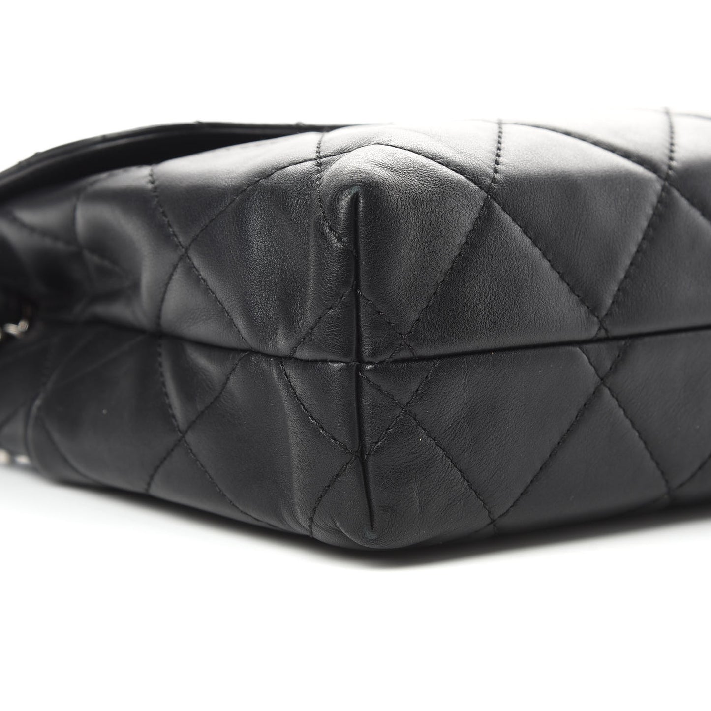 Calfskin Quilted In The Business Flap Bag Black