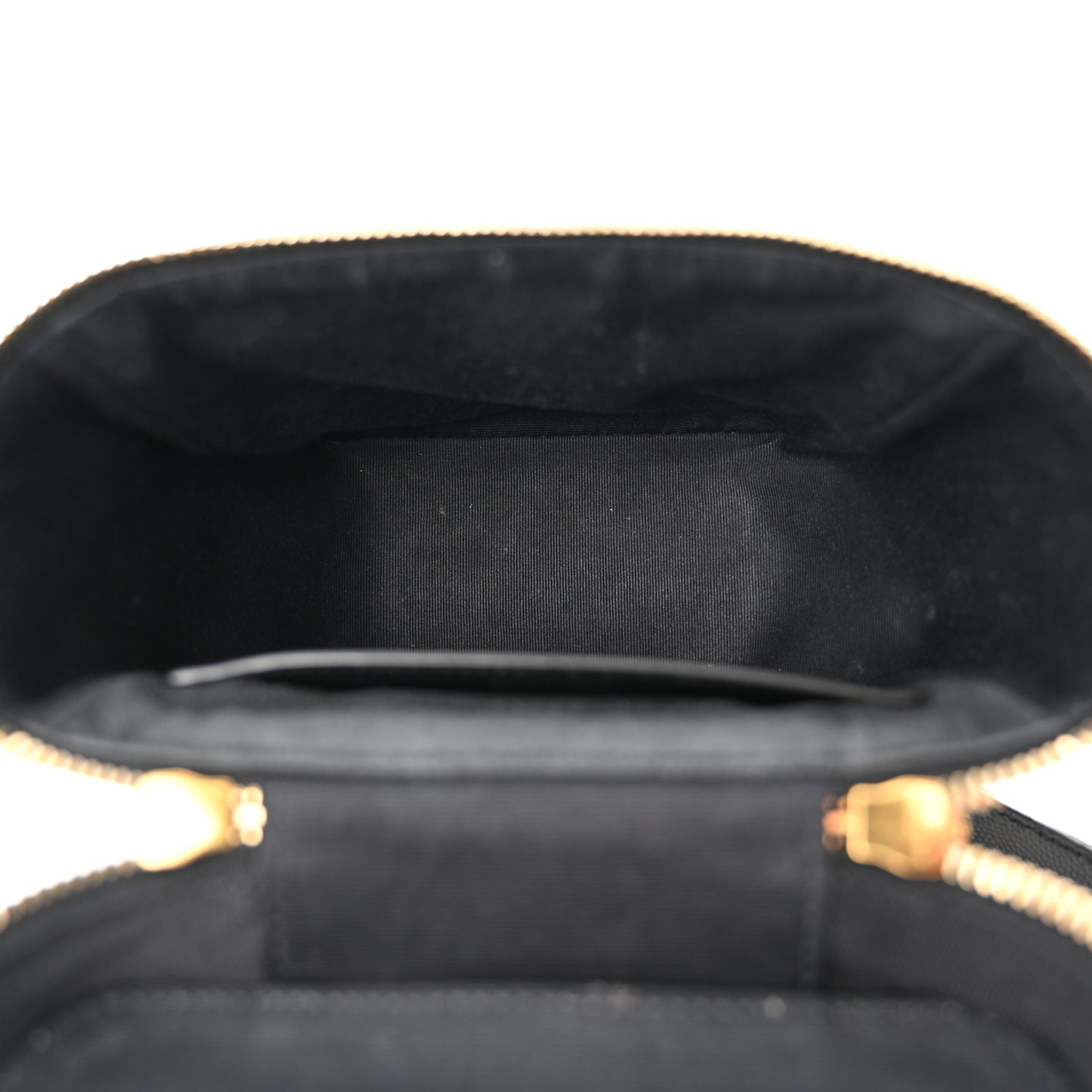 Grain de Poudre Quilted 80's Vanity Bag Black