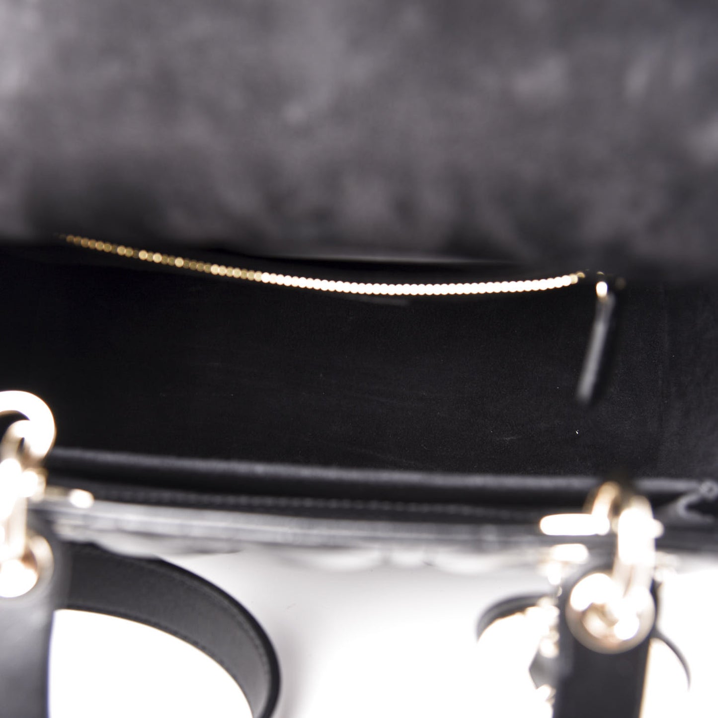 Lambskin Cannage Medium Lady Dior Black