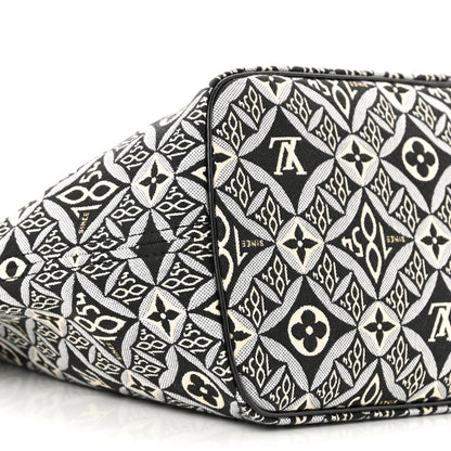 Louis Vuitton Jacquard Since 1854 Neverfull MM Grey 9 of 11