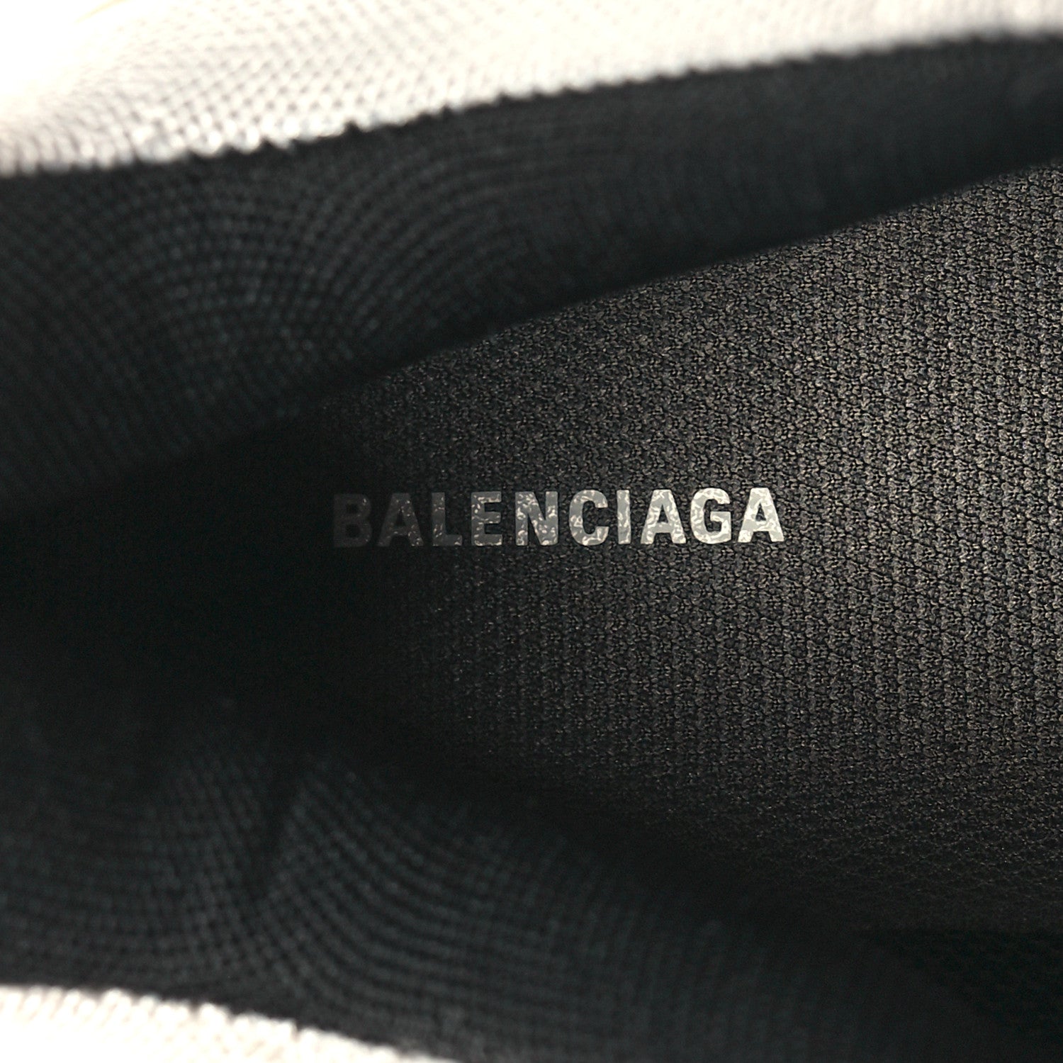 Balenciaga Metallic Fabric Mesh Womens Triple S Sneakers 42 Grey Dark Grey Black 7 of 7