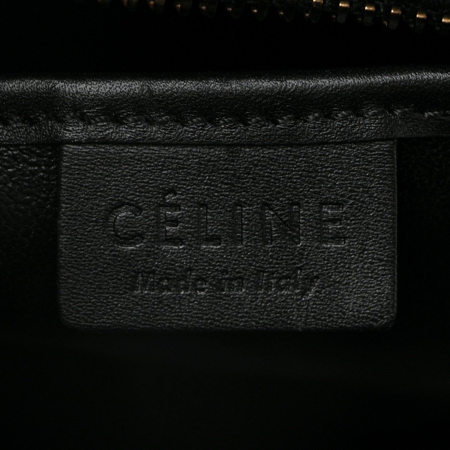 Celine Smooth Drummed Calfskin Tri-Color Nano Luggage Amber 6 of 11