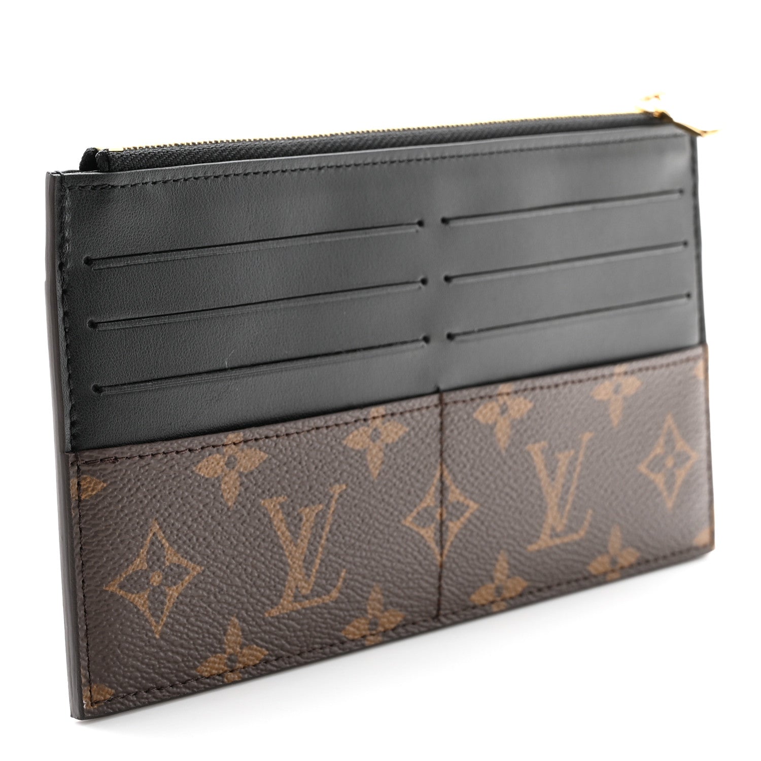 Louis Vuitton Monogram Slim Purse Black 3 of 7