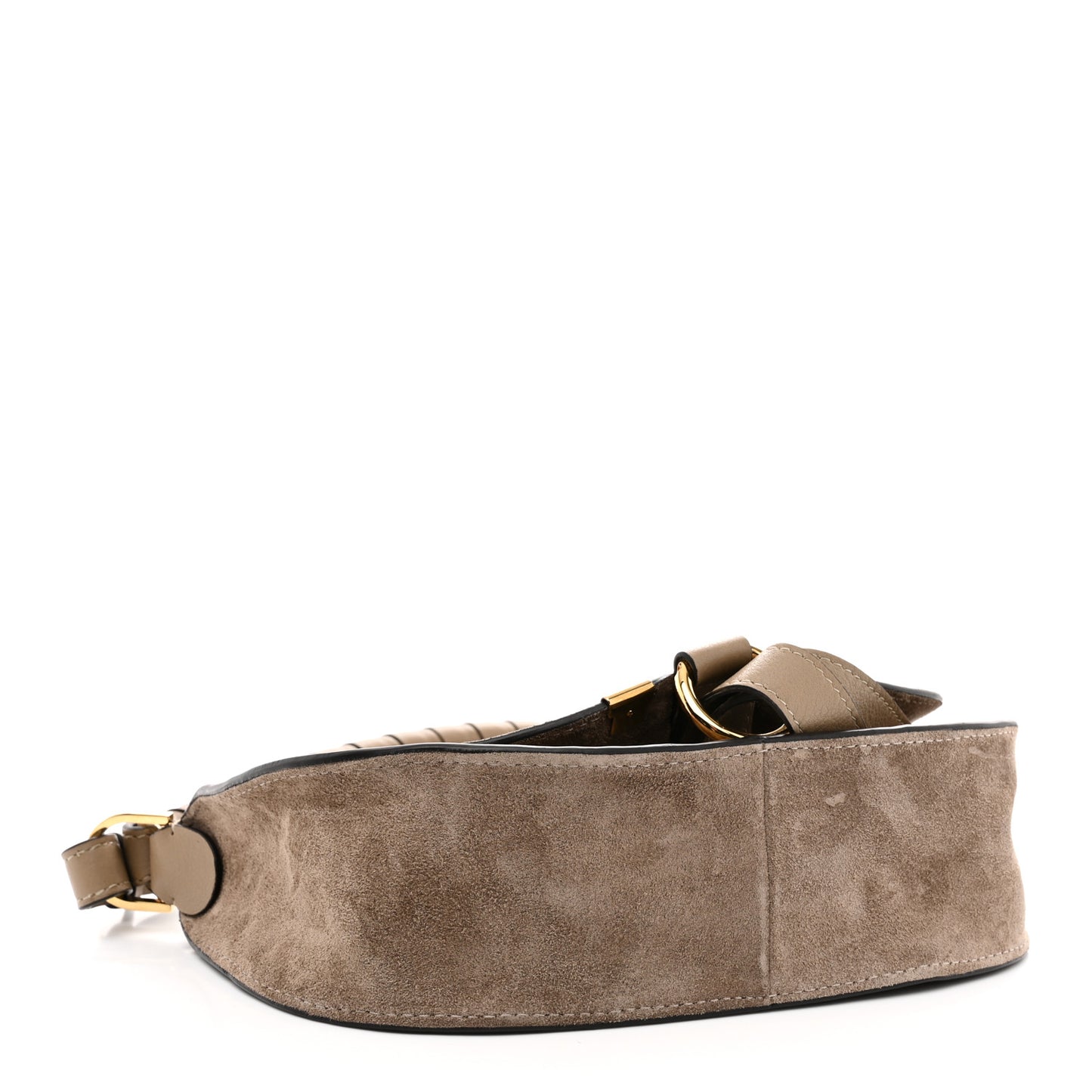 Suede Calfskin Mini Marcie Crossbody Bag Boyish Brown