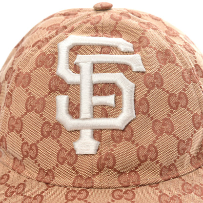 Gucci X MLB Monogram SF Giants Baseball Hat M Beige Ruggine 5 of 7