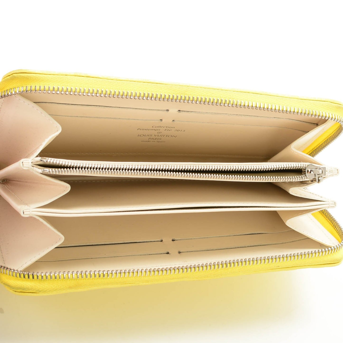 Damier Facette Zippy Wallet Yellow