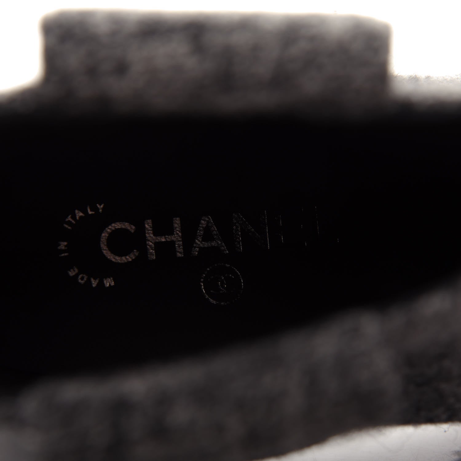 Chanel Tweed Short Boot 39.5 Grey 8 of 12