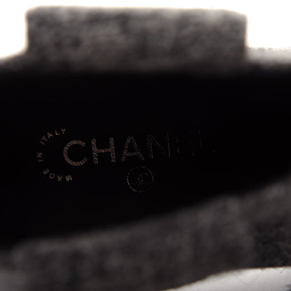 Chanel Tweed Short Boot 39.5 Grey 8 of 12