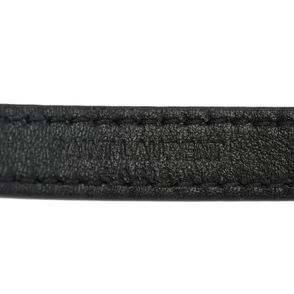 Saint Laurent Calfskin Opyum Double Wrap Bracelet Black 4 of 4